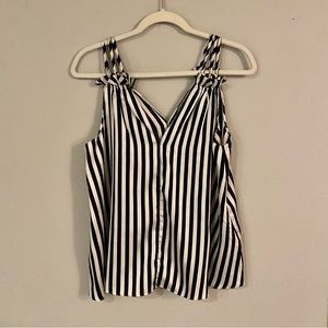 Striped Silky Tank Top
